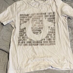 True Religion Gray Logo T-Shirt